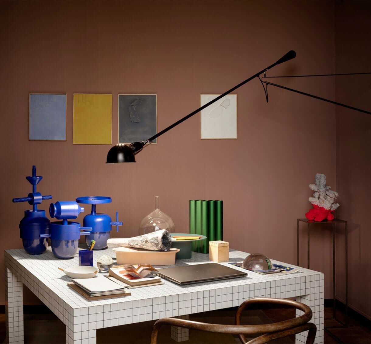 Long Arm Art Plug-In Wall Light